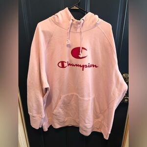 Champion Light Pink Athletic Hoodie women size 4xl